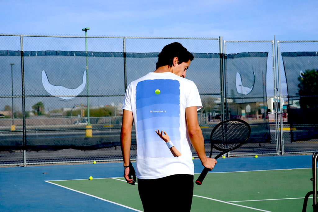 Unisex Organic Oversized High Neck T-Shirt | X