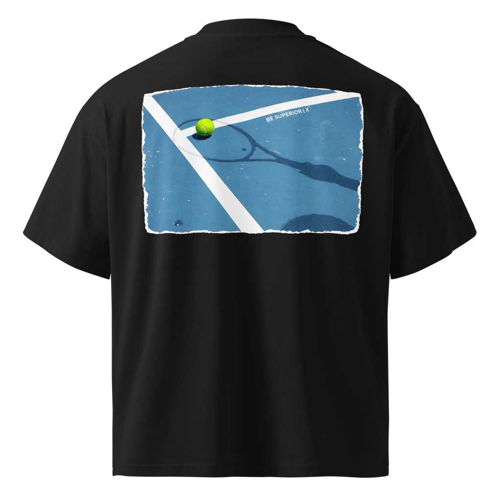 Unisex Organic Oversized High Neck T-Shirt | COURT X