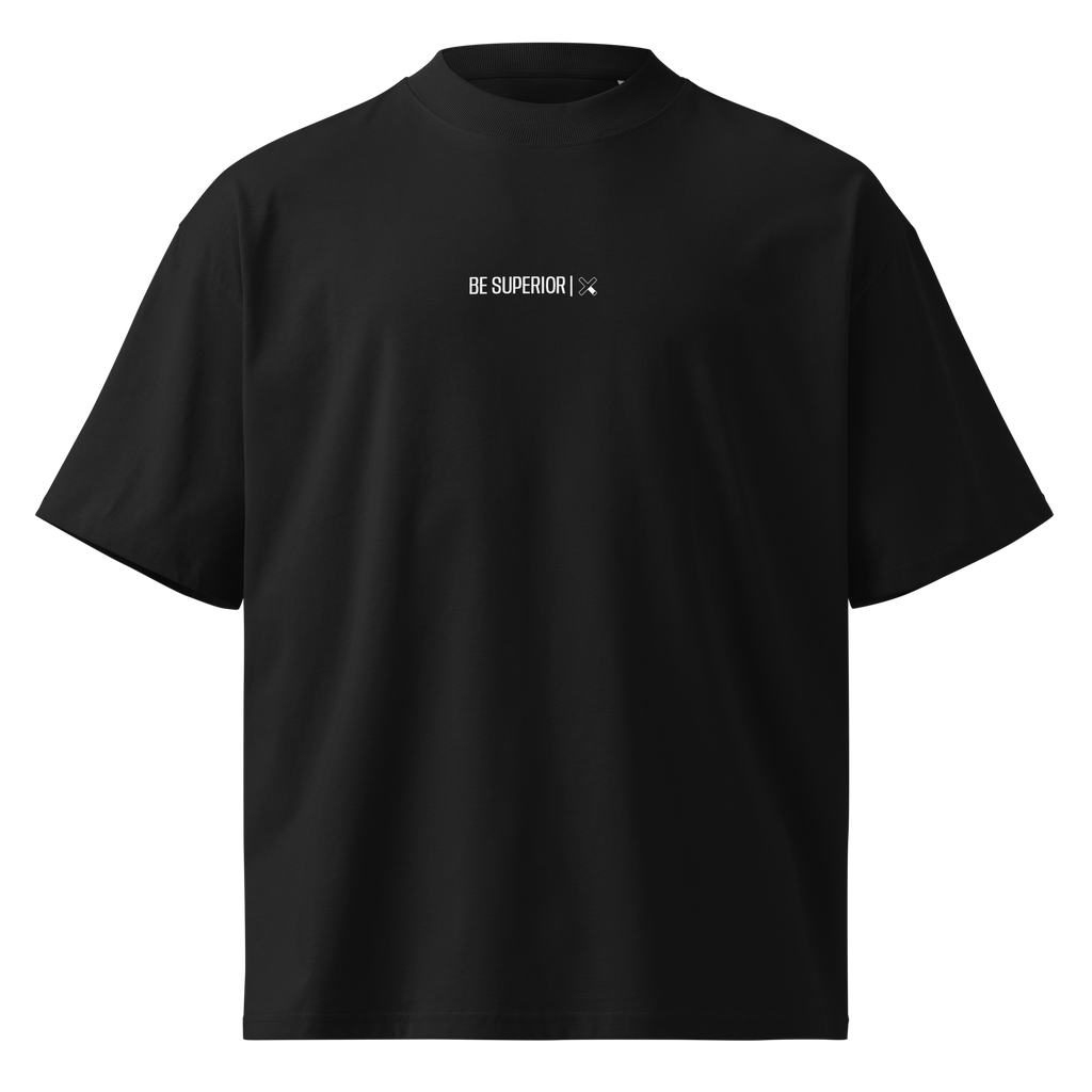 Unisex Organic Oversized High Neck T-Shirt | COURT X