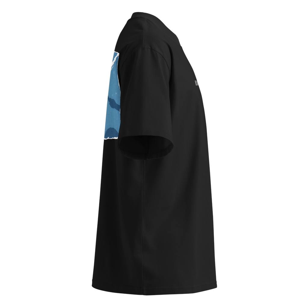 Unisex Organic Oversized High Neck T-Shirt | COURT X