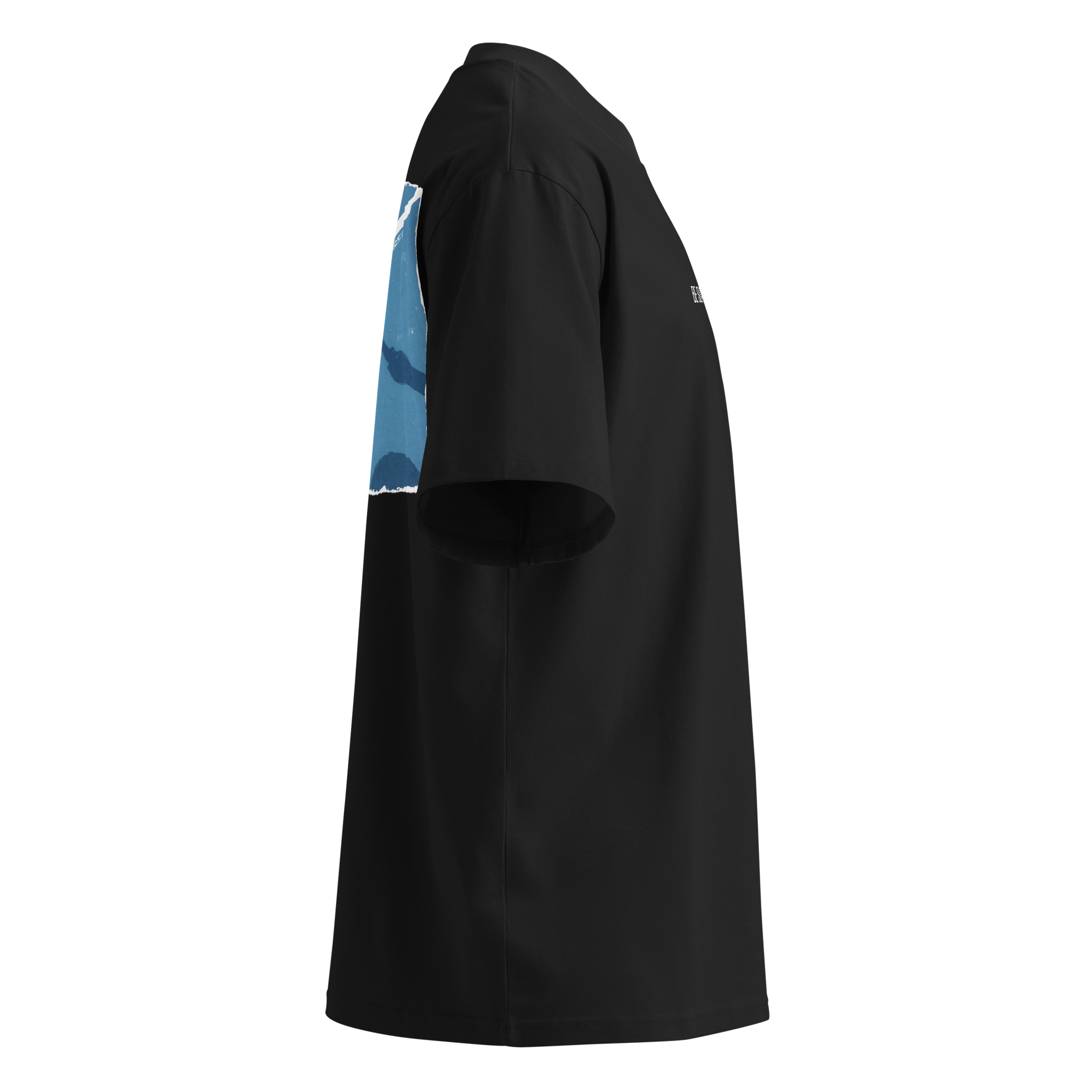 Unisex Organic Oversized High Neck T-Shirt | COURT X