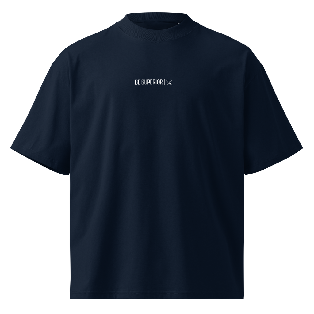 Unisex Organic Oversized High Neck T-Shirt | COURT X