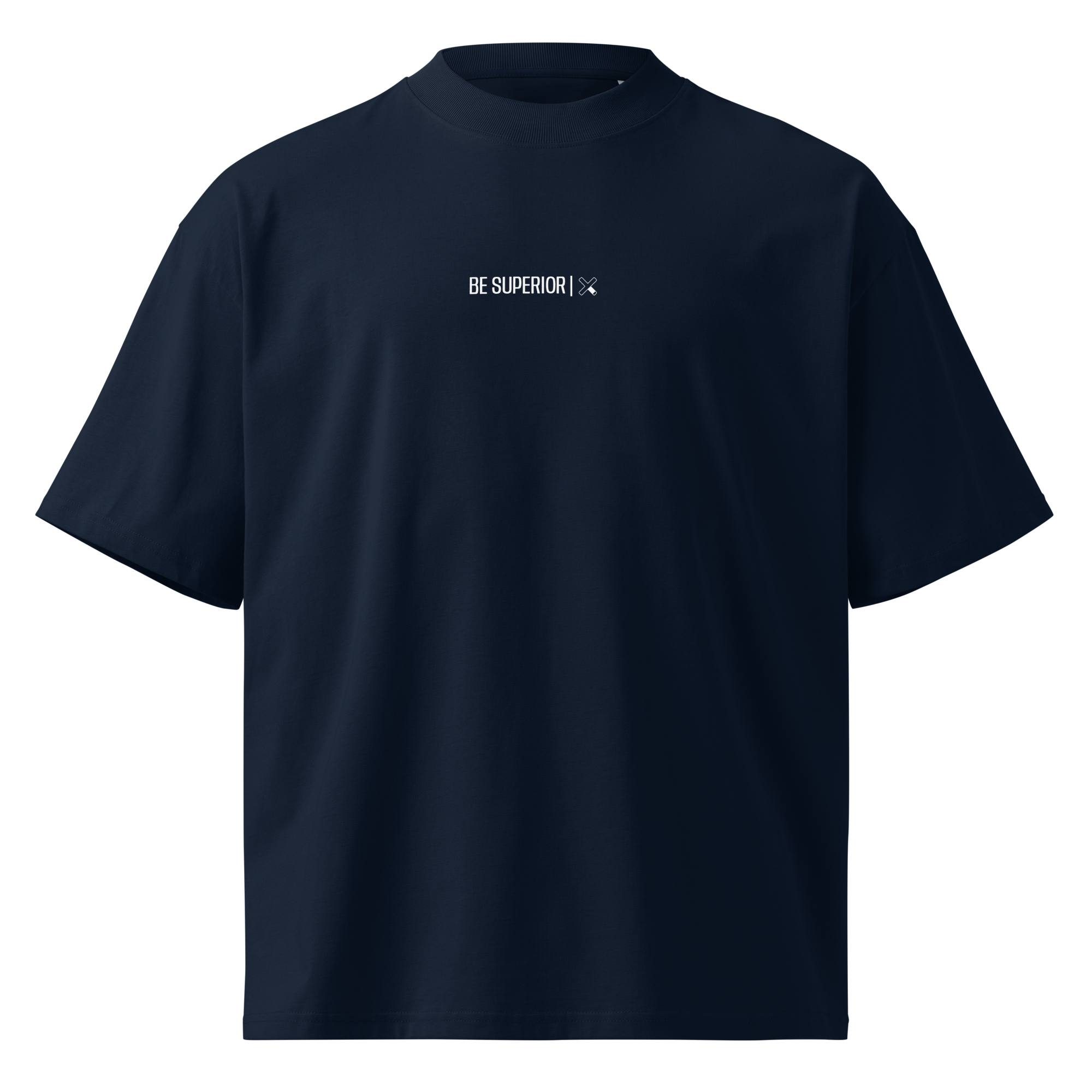 Unisex Organic Oversized High Neck T-Shirt | COURT X