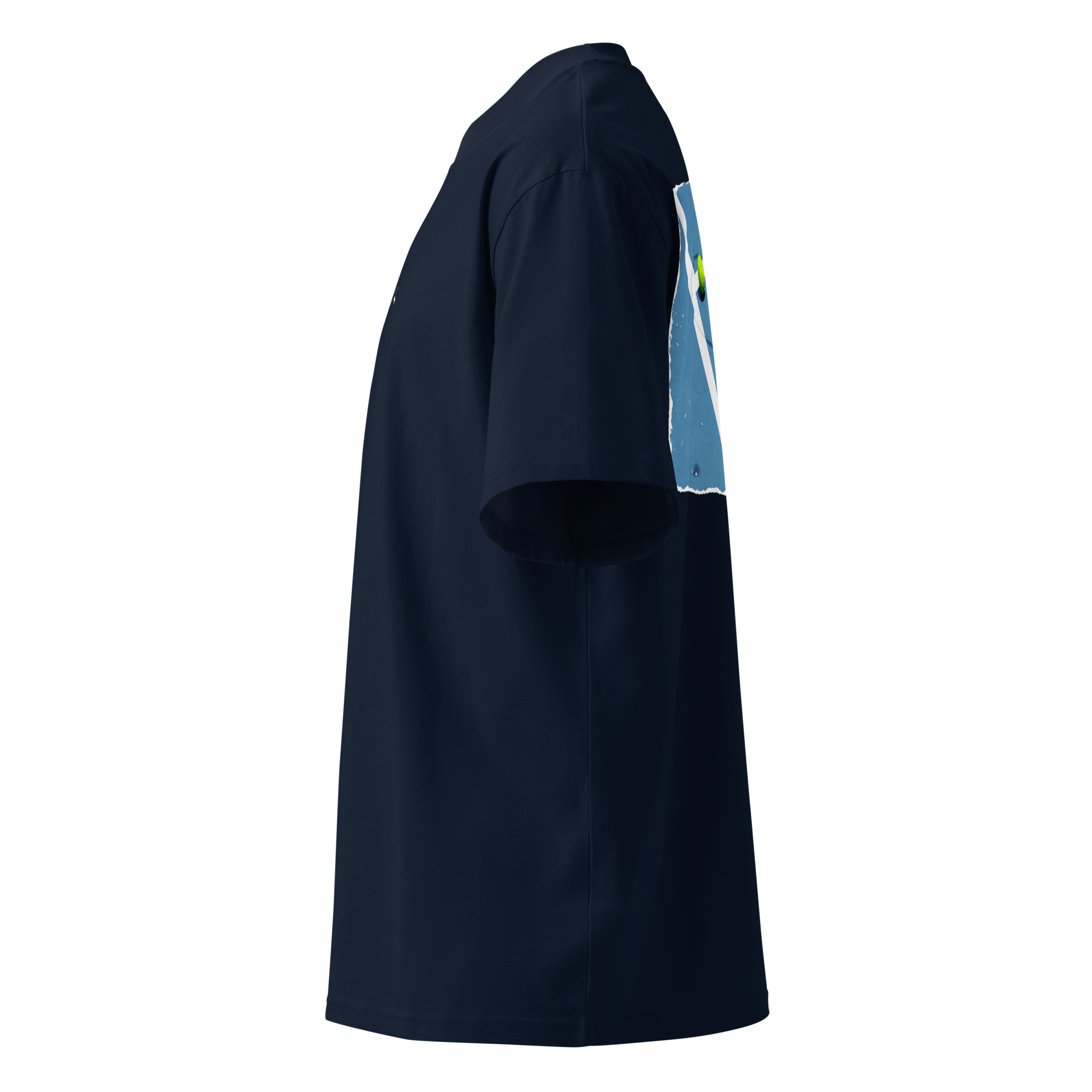 Unisex Organic Oversized High Neck T-Shirt | COURT X