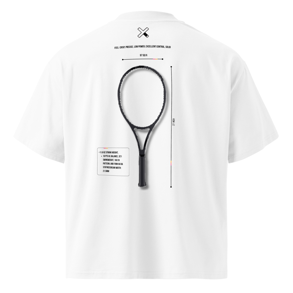 Unisex Organic Oversized High Neck T-Shirt | STATS X