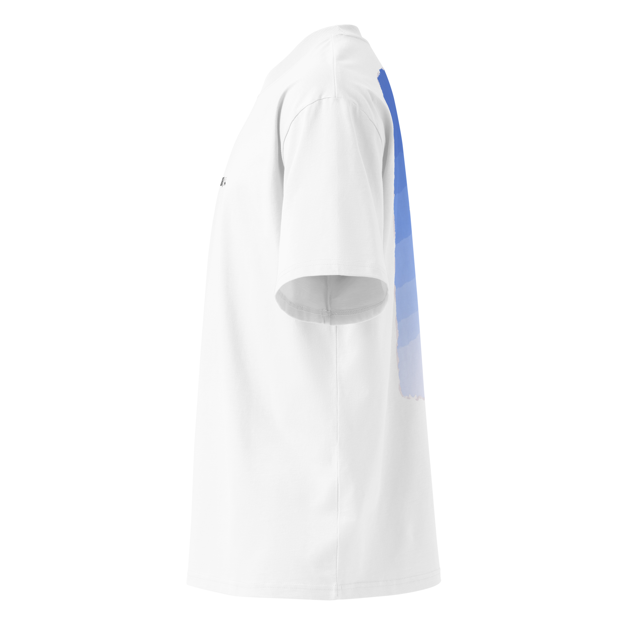 Unisex Organic Oversized High Neck T-Shirt | X